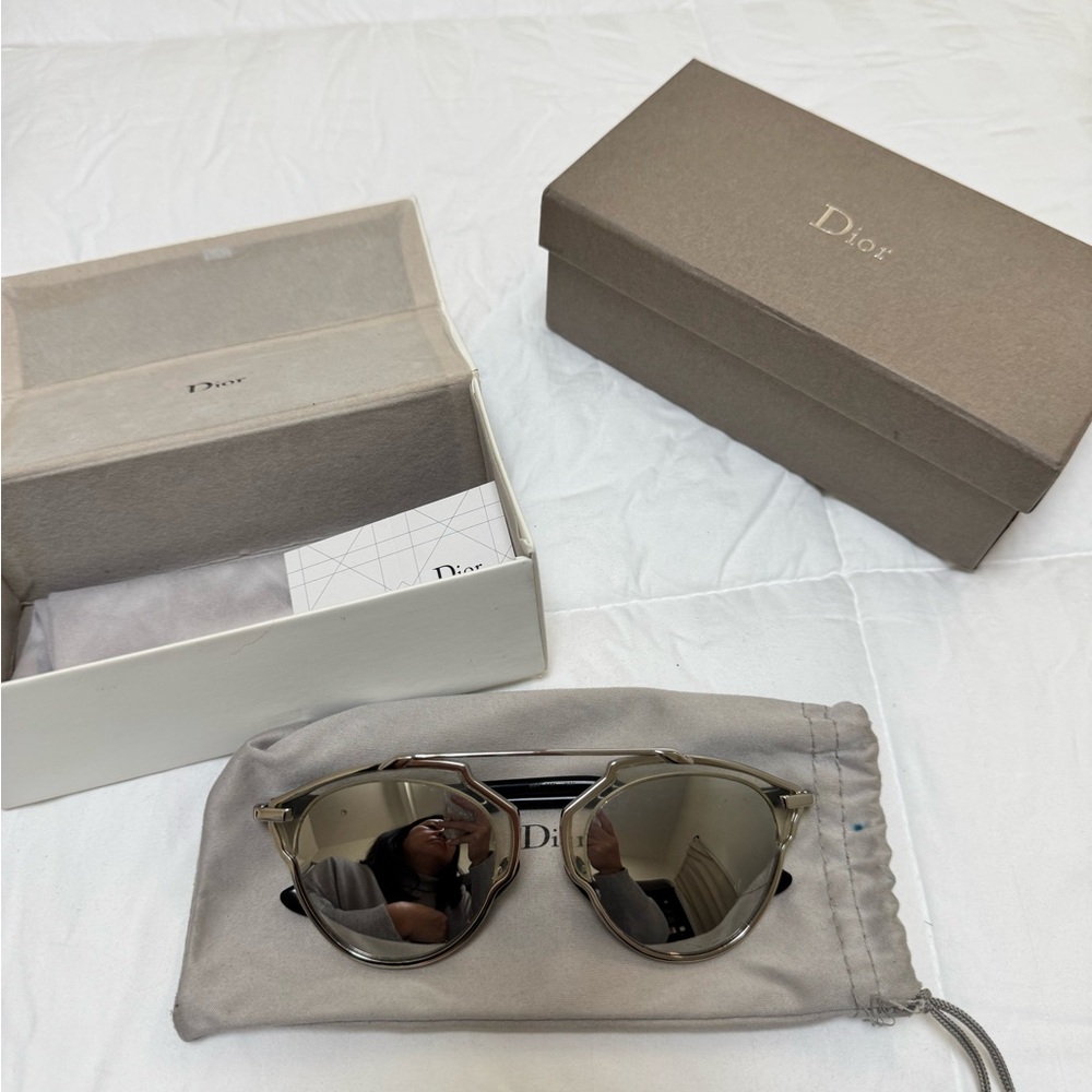 Dior So Real Palladium Mirror Silver Sunglasses